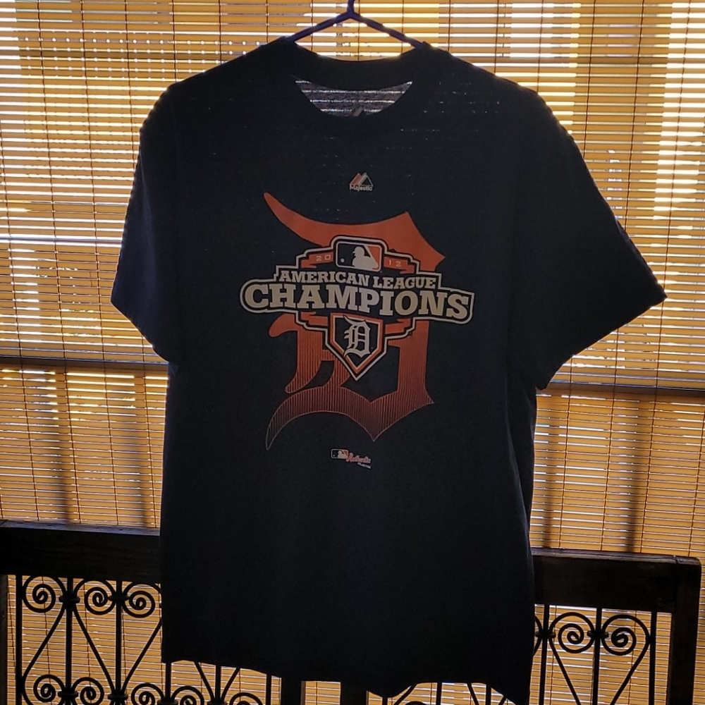 Majestic Detroit Tigers American league champions